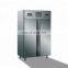 Double Door Restaurant Fridge Freezer Stainless Steel Counter Fridge For Hotel