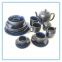 A Set Stoneware Tea Pot With 16 pieces Classical Black Tea Pot Set