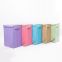wholesale purple oversized foldable storage box cardboard car storage box with lid non-woven tall laundry basket
