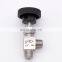 Needle valve Adjustable Right angle 1/8" 1/4" 3/8" male ZG thread stainless steel 304 Flow Control shut off crane needle valve