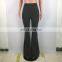 2020 High Quality Women Autumn New Sexy Casual Trousers Tight Big Flared Stacked Pants