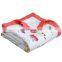 2020 summer wholesale price 4 layers bamboo fiber cartoon animal plant floral reactive printing baby summer swaddle blanket