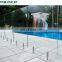 Inox Swimming Pool Round Glass Spigot Railing Tempered 304 316 Adjustable Spigots For Glass