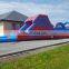 Commercial Inflatable Obstacle Course Game Slide Bouncer With Pool