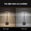 New Arrival modern metal led dimming hotel touch brightness usb rechargeable table lamp for bar decoration