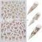 Popular Special Pattern Nail Stickers Custom Nail Wraps 3d Art Butterfly Designers Nail Stickers