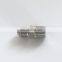 Stainless steel NPT fittings high pressure 1/4" MNPT x 3/8" MJIC connector in hydraulic fittings