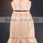 2016 Sexy V-neck Pierced Sleeveless 2 Piece Evening Party with Fashion Ruffle Bandage Boodycon women dress