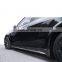 Комплект широкого кузова из углепластика в стиле CMST для Tesla Model Y: передний спойлер, боковые юбки и задний диффузор для обновленного кузова модели Y
