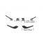Real Carbon Fiber A4 S4 front bumper fins for Audi A4 S-line S4 2019
