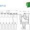 Termin Block 3.50mm PCB Screwless Terminal Block With Plug Double Levels Termin Block