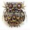 Lovely Yard Flamingos owl bird Garden Stake Solar Crackle Glass Ball Lights