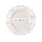 luxury hollow dinner party charger wedding porcelain ceramic dessert dishes plates set dinnerware for restaurant