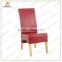 WorkWell PU leather high back restaurant chair with rubber wood legs Kw-D4094