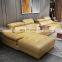 Factory Supplier Living Room L Shape Leather Sleeper Sofa Set