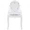 Dressing Table Set with Stool and Heart shape Mirror Makeup Desk 4 Drawers Vanity Furniture bedroom White