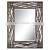 metal flower design mirror