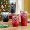 Custom gift double wall insulated stainless steel Christmas 30oz wine tumbler with lid