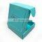 Folding cosmetic flat boxes private label mailing boxes paper rectangle carton box no glue