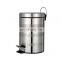 Household Office  Smart Waste Bin Foot Pedal Trash Bin Strainless steel Trash Can