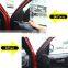 Auto Parts 15-20 for Toyota Tacoma A-pillar Interior Stickers Real Carbon Fiber (soft) 2-piece Set