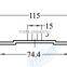 05117 Angle corner protector / Aluminum profile rail for refrigerated truck body Aluminum angle