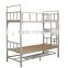 (DL-B1) Folding School Metal Bunk Bed Student Bed with Wooden Plate /Adult Dormitory Bunk Bed