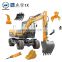 Hot sales Cheap bucket multi-purpose hydraulic 7 Tons Wheel Excavator digger use municipal engineering