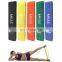 Custom Fabric Hip Band Circle 6cm wide Gym Fitness Mini Fabric Resistance Band Set