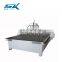 Multi heads  Cnc Router machine SKW 1300*2500mm for wood acrylic metal