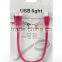 business gift as LED USB light muti-color 0.5w DC 3V black bendable easy carrying