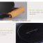 TRIONFO cast iron pans for cooking with wooden handle