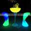 Luxury led-lit plastic counter tops sale night club bar cocktail table tiki bar tables