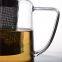 Customized Borosilicate Glass Teapot with 304 Stainless Steel Infuser Strainer
