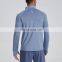Half Zip Long Sleeves Sweatshirts Gym Training Stand Collar T Shirt 2023 New Wholesale Outdoor Sportswear Fitness Top For Men