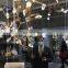 Luxury Modern Hotel Crystal Special Designers Pendant Lights Led Antique Gold Chandelier For Living Room