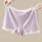 Hot Selling Boy Shorts Underwear for Women Cotton Boxer Briefs Full Covreage Lace Boyshort Womens Panties