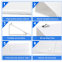 Adjustable PP Folding Slant Writing Board 14x12 Inch White