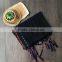 70CMX200CM Cotton Linen Women Pashmina Scarf with Colorful Fringes