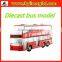 Hot selling new 7.5'' diecast bus models with sound and light for kids