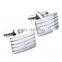 4Pairs Stainless Steel Mens Classic Modern Ornate Pattern Style Dress Shirt Cufflinks Mix Design Set