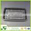 Food grade big black plastic food tray