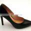 point toe thin high heels gold patent leather lady party shoes