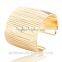 New Street Multilayer Punk Cuff Bracelets Alloy Gold Opened Hip Hop Bangles