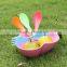 3 in 1 plastic cutlery knife fork spoon spork