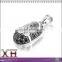 Black Gemstone 925 Silver Baby Shoe Pendant Kid's Jewelry