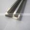 Display showing stand aluminum hanger slatwall insert fitting with MDF board