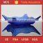 Wholesale Dinner Plates Decorative Square Blue Glass Under Plate