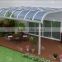 multed used rain cover for balcony polycarbonate aluminum canopy