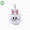 Custom plush toy minium keychains for kids